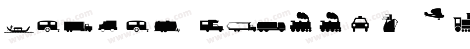 Boston Traffic Regul字体转换